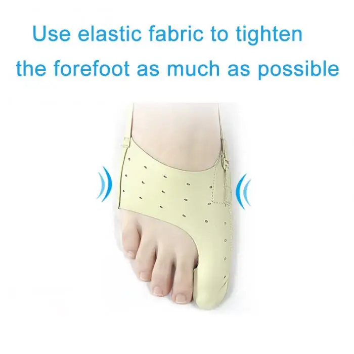 1pair Toe Separator Hallux Valgus Corrector Orthotics Feet Bone Thumb Adjuster Correction Pedicure Sock Straightener Foot Care