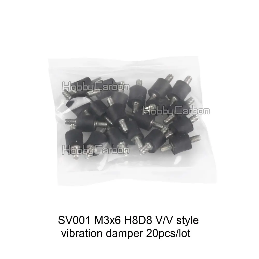 SV001 20 шт./лот M3x8 D8H8 V/V стиль вибрации демпфер для крепления камеры|vibration damper|damper