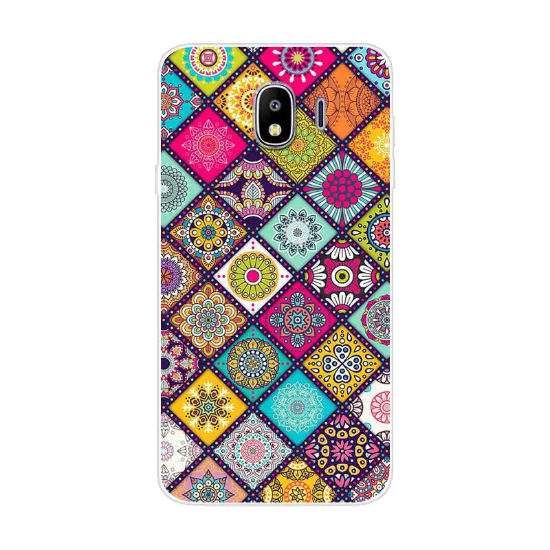 Милый чехол для samsung Galaxy J4 силиконовый с мультяшным рисунком из мягкого ТПУ
