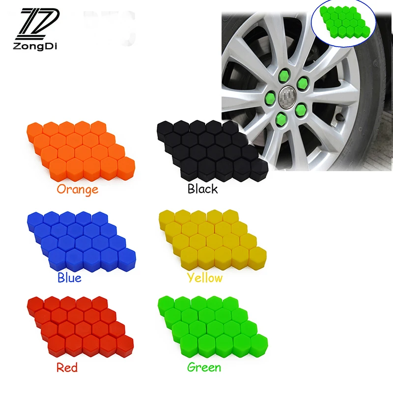 ZD 20 шт. для Renault Megane 2 3 Duster VW Touran Passat B6 Golf 7 T5 T4 Fiat 500 силиконовые колпачки клапанов на