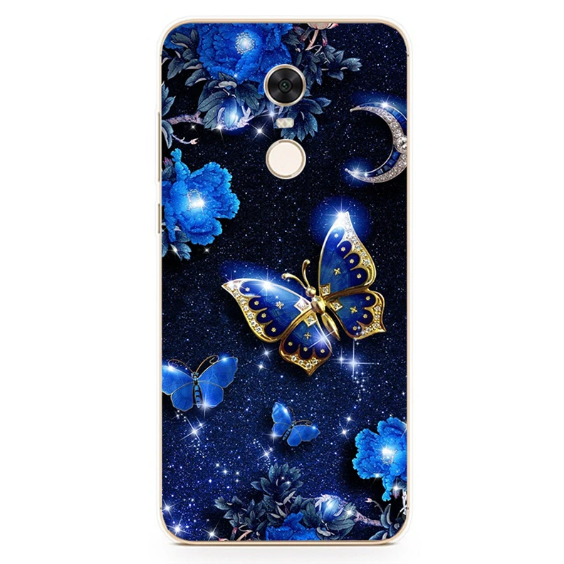 Силиконовый чехол для Xiaomi Redmi 5 с 7-дюймовым принтом классное животное 99 дюйма Xiomi