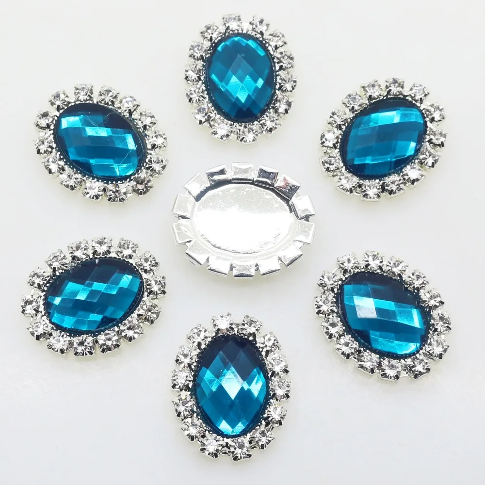 10 шт. акриловые аксессуары Стразы для украшений сделай сам 16 х20 мм|diy jewelry
