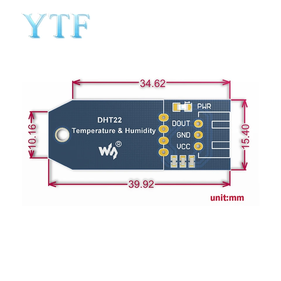 

DHT22 AM2302 Temperature and Humidity Sensor DHT22 Module Humidity Module for