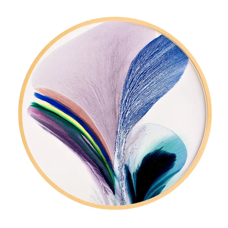 Круглая декоративная картина в китайском стиле для входа гостиницу гостиной