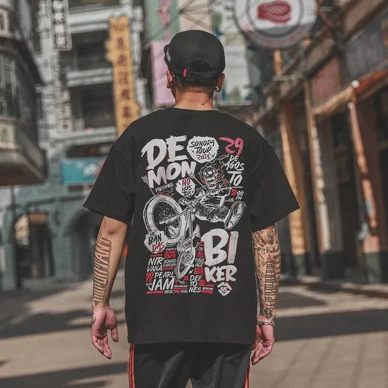 Japan Hip Hop T Shirt Men Funny Print Tshirt Streetwear Casual Short Sleeve Summer Tops Fashion Harajuku Printed Boys | Мужская одежда