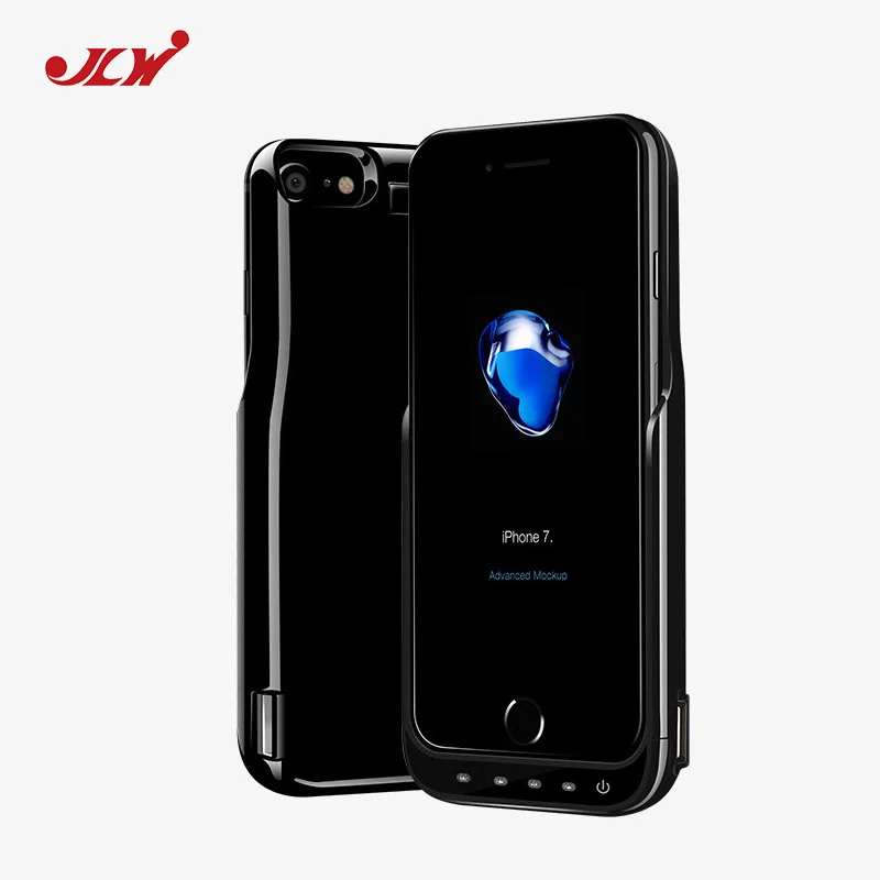 JLW 5500mAh батарея зарядное устройство чехлы для iPhone 7/6 полупакеты внешний задний