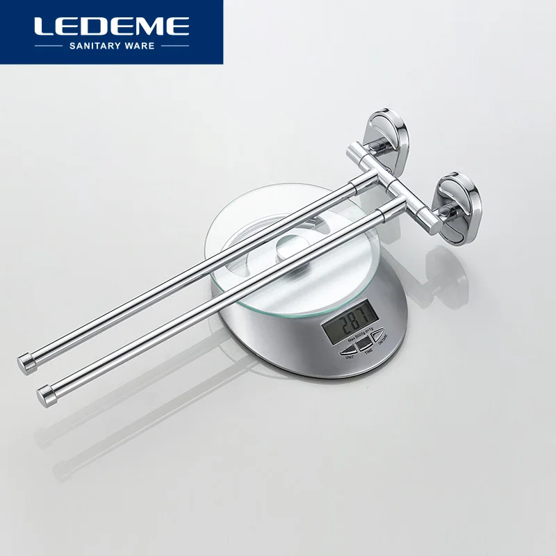 Вешалка для полотенец LEDEME из нержавеющей стали настенная стойка вращающаяся