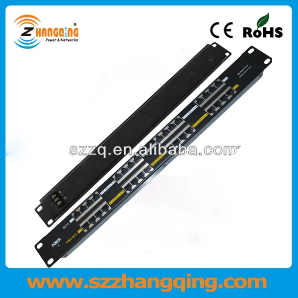 For Security Protection 16 Port PoE Injector Midspan Passive Panel With 48V 120W Power Supply | Безопасность и защита