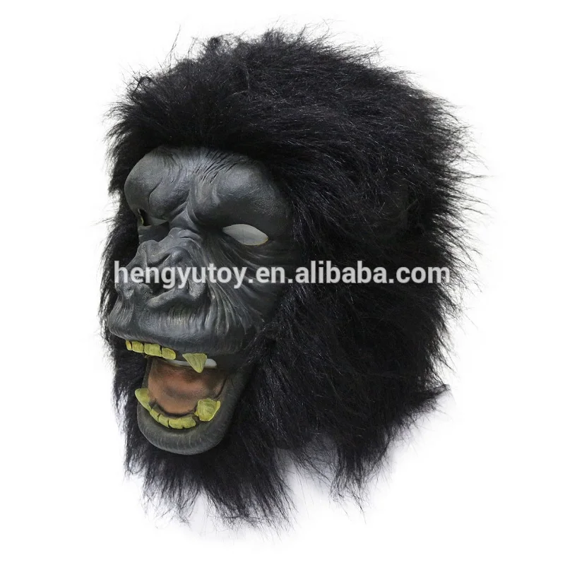 

Hot-selling Novelty Animal Costumes for Adults Party Mask Latex Gorilla Mask