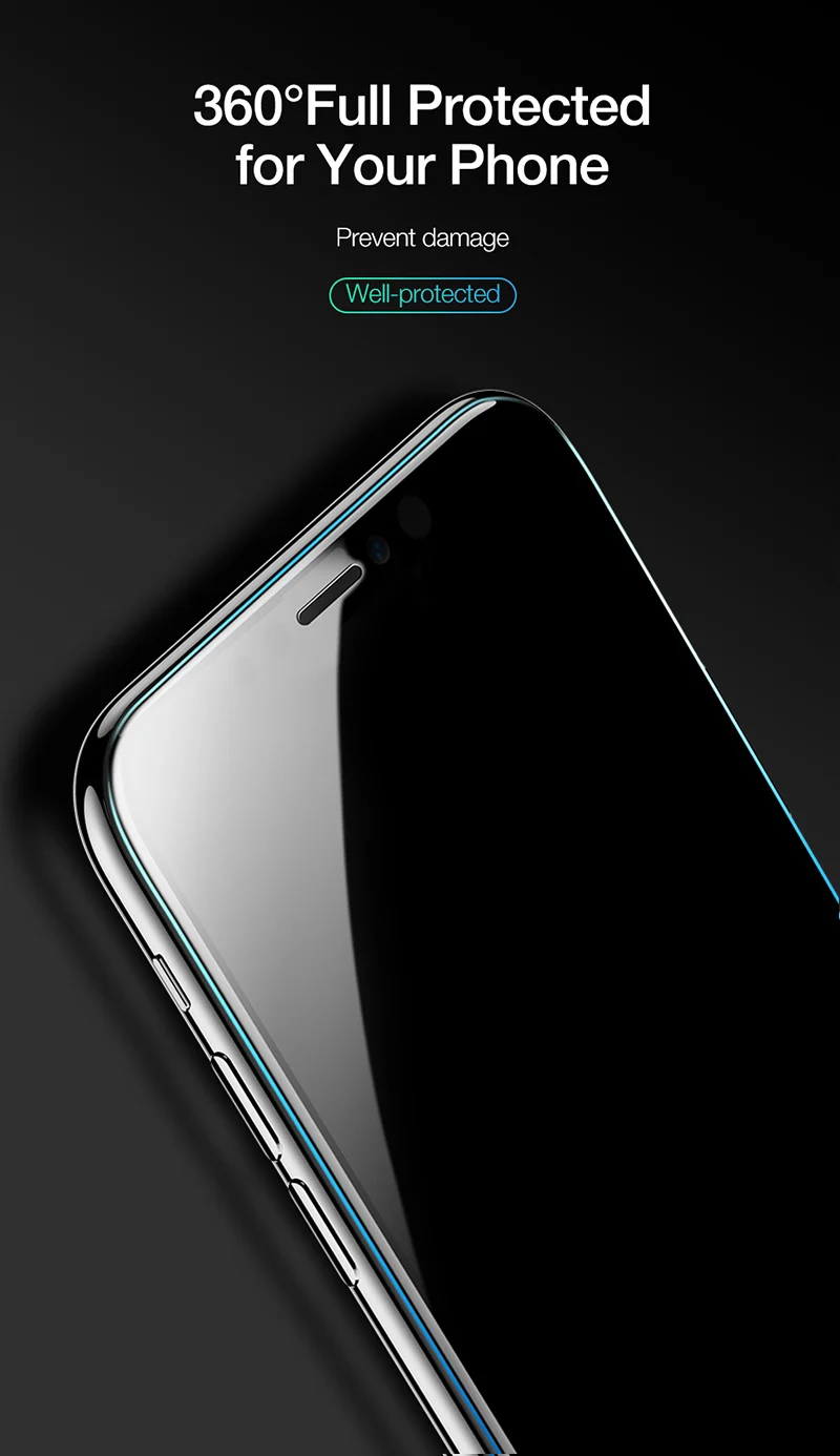Закаленное стекло CAFELE 4D для iPhone X XR XS Max, Защита экрана для iPhone X XS XR XS Max HD, прозрачная пленка на весь экран