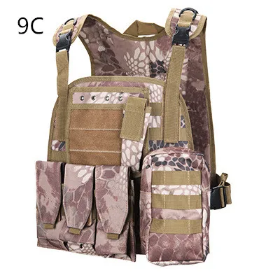 WOLF ENEMY Camouflage Hunting Military Tactical Vest Wargame Body Molle Armor CS Outdoor Jungle Equipment | Спорт и развлечения