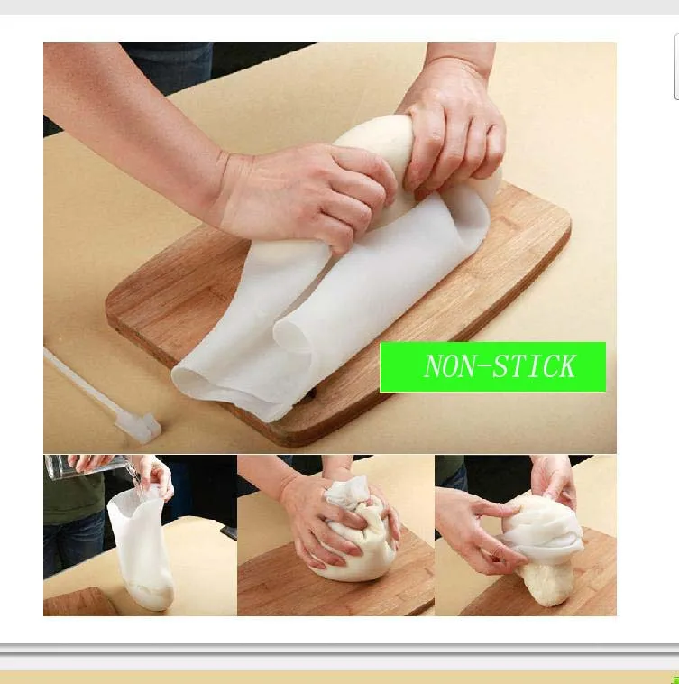 DIY Съедобные Силиконовый Гель Питание Замес и Обработка Сохранение Сумка теста