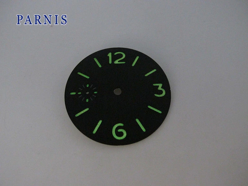 Мужские механические часы Parnis аналоговые светящиеся с круглыми циферблатами 34