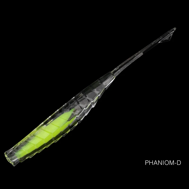 D TSURINOYA для рыбалки приманки PHANIOM Красочные; высотка каблука 10 см/2,9 г жезлообразный мягкие приманки искусственные плавающая приманка морской рыбалки приманки 5 шт./пакет - Цвет: D
