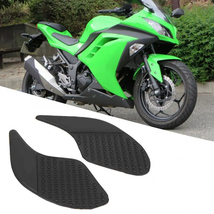 Защита колена на Бензобак Мотоцикла противоскользящие наклейки для Kawasaki