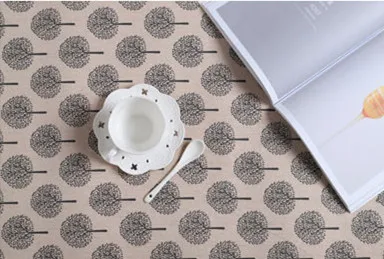 placemats 5 40x60 см, простой стиль, прямоугольная качественная салфетка, столовые коврики, хлопковые коврики для стола, декоративная чаша, подставка для тарелок, 1 шт - Цвет: placemats 5
