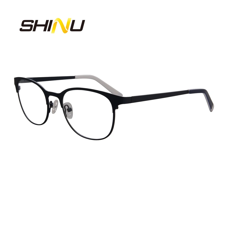 Новая мода из нержавеющей стали и ацетат смешанный очки для женщин мужчин