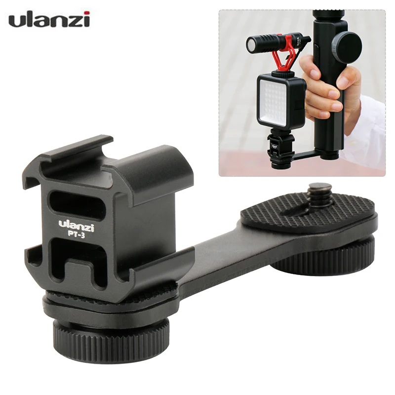 DJI OM 4 Osmo Mobile 2 3 Аксессуары тройное Крепление-адаптер для горячего башмака