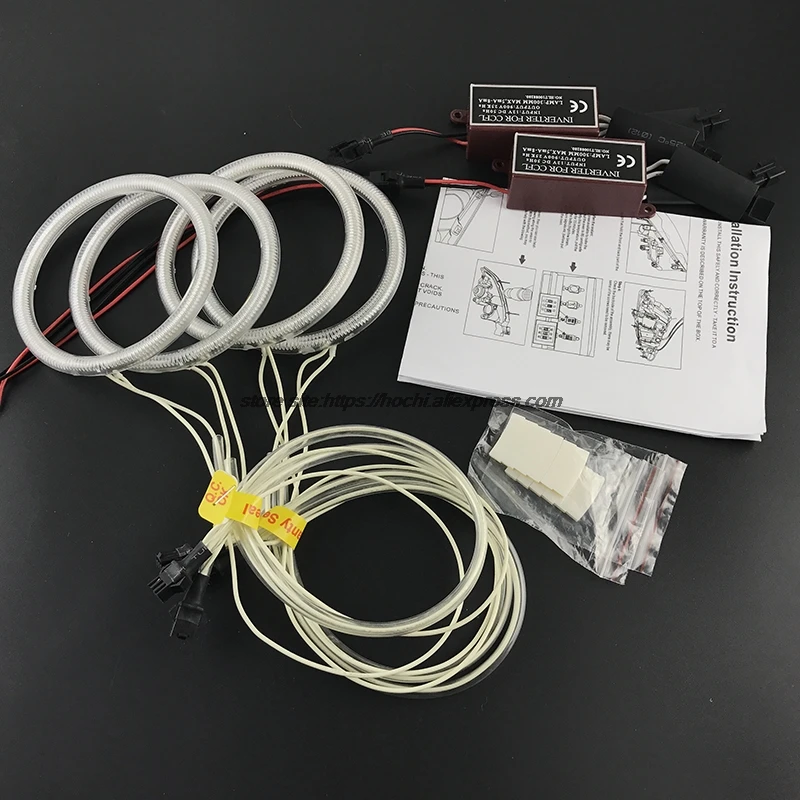 HochiTech ccfl комплект ангельских глаз белый 6000k гало кольца фары для BMW Z4 E85 2002 2003 2004 2005