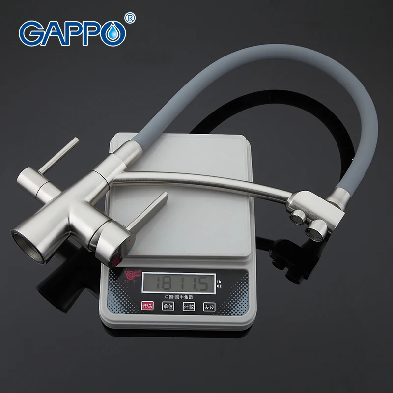 

GAPPO modern flexible oil rubbed bronze kitchen tap brass sink faucet torneira Cold Hot Water Mixer Crane Double Handle G4398