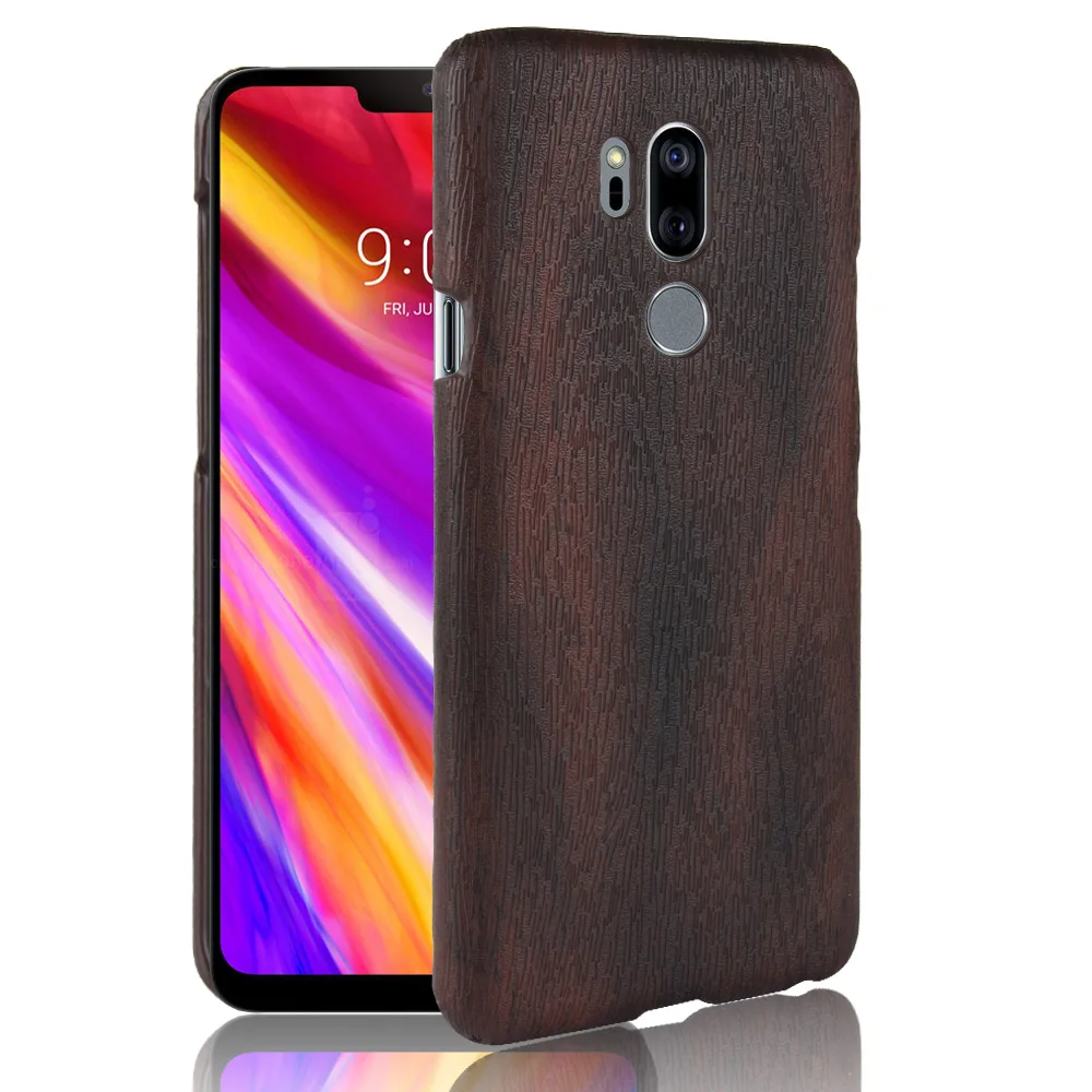 Woodern ретро кожаный чехол для LG G7 кожного покрова ударопрочный жесткий корпус на