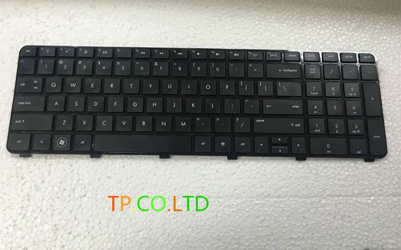 

US Keyboard for HP Pavilion DV7-6100 DV7-6200 DV7-6000 dv7-6152er US 634016-251 639396-251 634016-251 Black WITH FRAME
