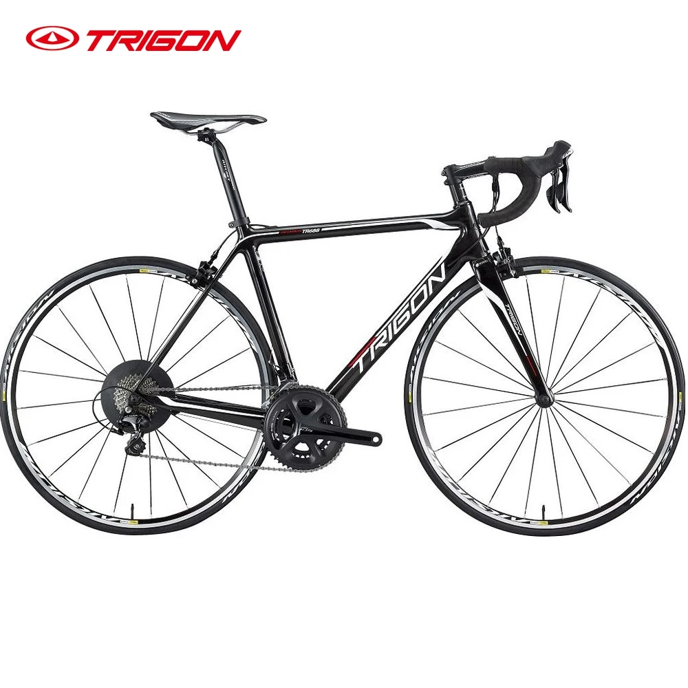 

Trigon carbon bike road frame fork 52cm ultralight 11s carbon 105 5800 groupset 11s
