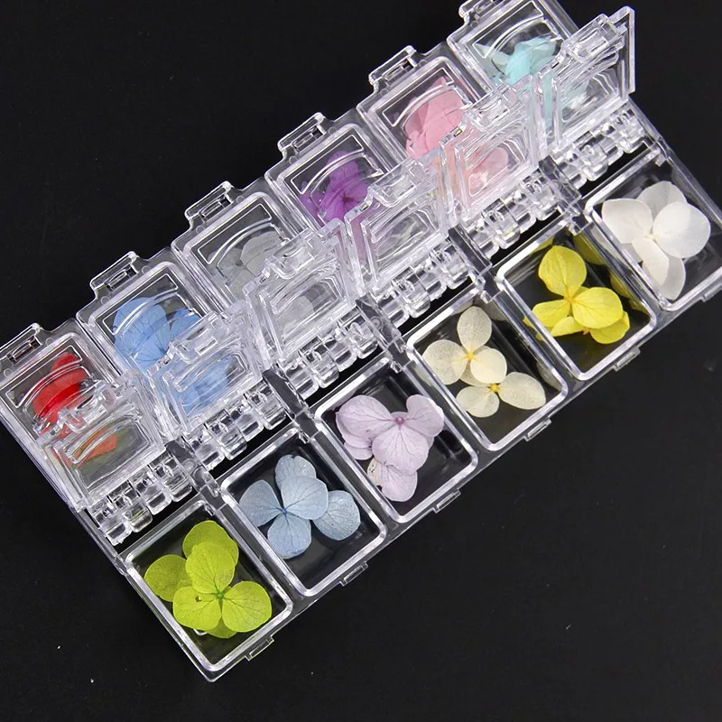 1 коробка 24 шт. сушеные цветы листья из УФ-смолы | Украшения и аксессуары