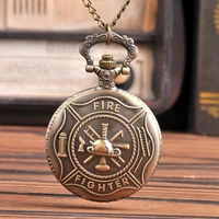 0 large vintage bronze letterg with two sword stripe retro best gift pocket watch with waist chain