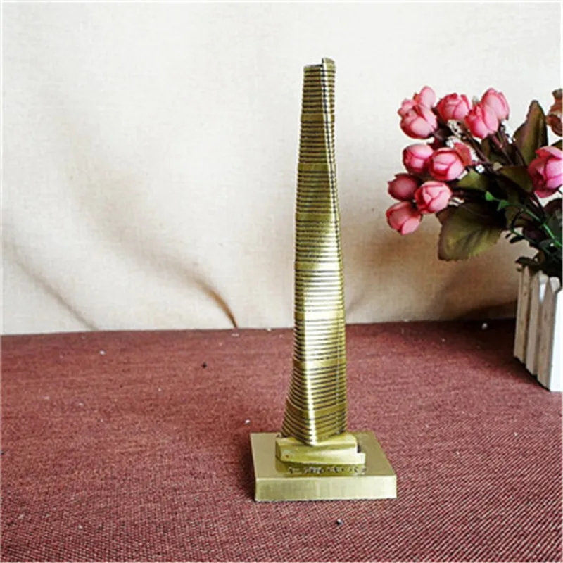 Гальваническое металлическое ремесло китайский городской знак шанхайский центр