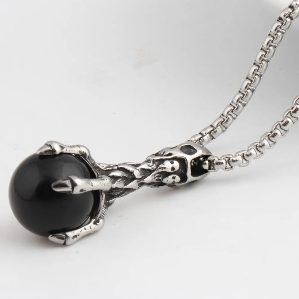 Новые Подвески из нержавеющей стали модное ожерелье с подвеской в виде черепа и