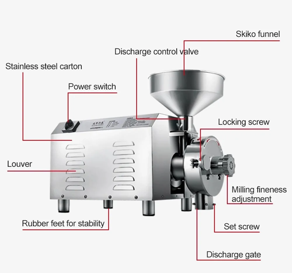 Industry Dry food corn rice mini flour grinder /crusher machine | Дом и сад