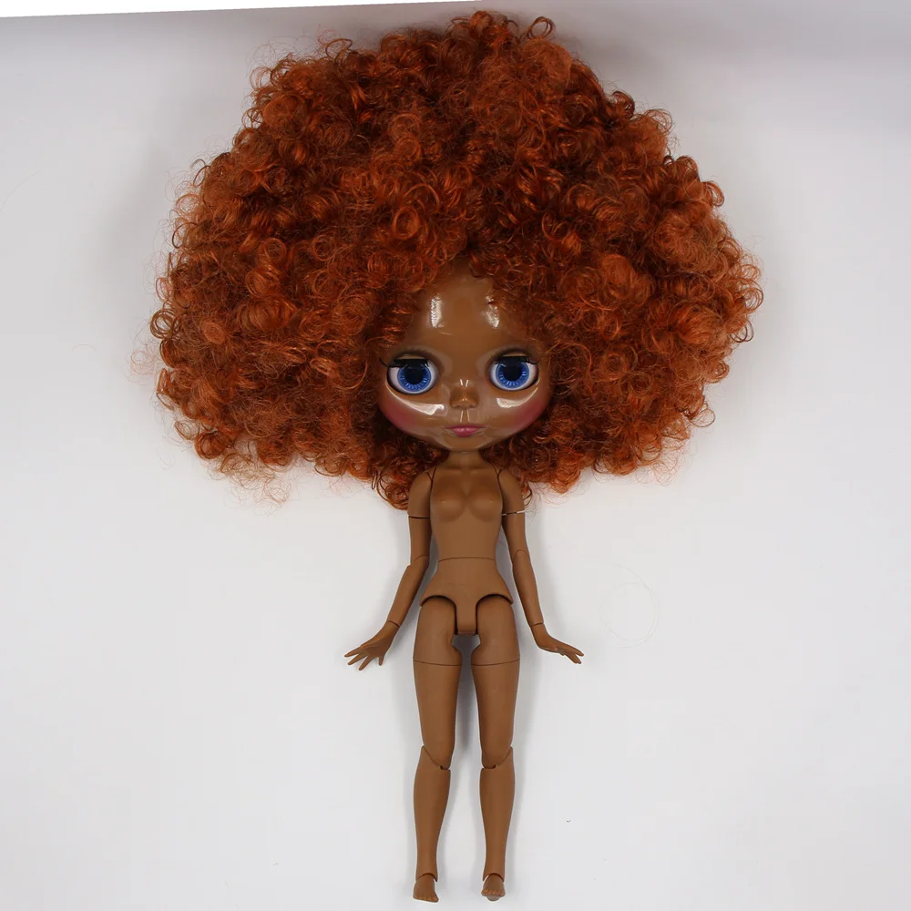 

ICY DBS Blyth doll No.BL2231/2237/QE965 Red Brown Afro hair JOINT body Super Black skin 1/6 BJD Neo 30cm