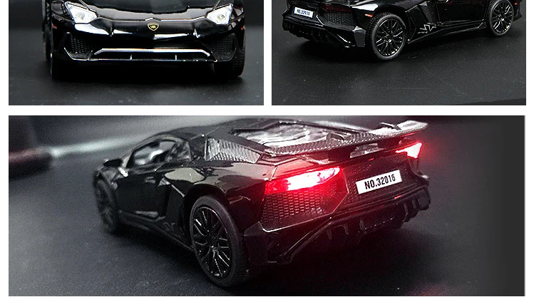 LP770 LP750 Модель литья под давлением из 1:32 сплава, автомобильный звуковой свет, игрушка для автомобиля, миниатюрная модель машинки, игрушки для детей, подарок