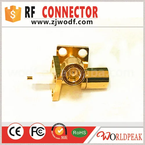 Бесплатная доставка 5 шт. SMB Женский с четырьмя отверстиями фланец для разъема