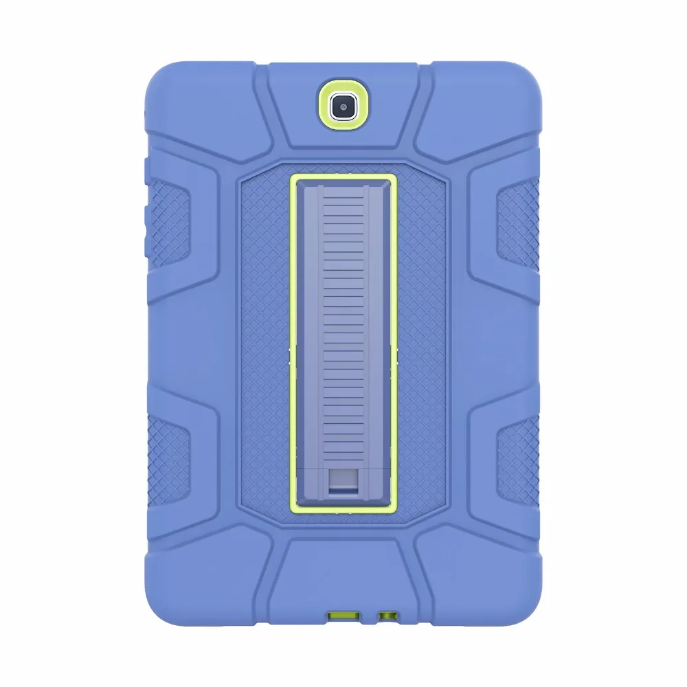 Чехол для планшета, чехол для samsung Galaxy Tab A 9,7, SM-T550, SM-T555, T550, P550, Силиконовый противоударный чехол-подставка с пленкой