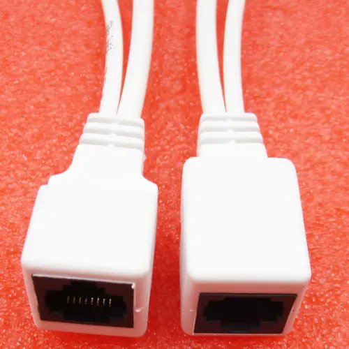 Power Over Ethernet Пассивный POE инжектор адаптер разветвитель кабель комплект белый|kit