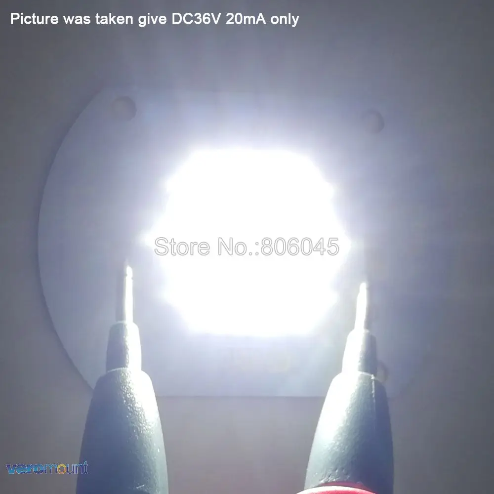 30 Вт Cree XLamp XP E2 XPE2 10 светодиодов холодный белый 6000 K 6500 2220LM 1000mA DC30 36V