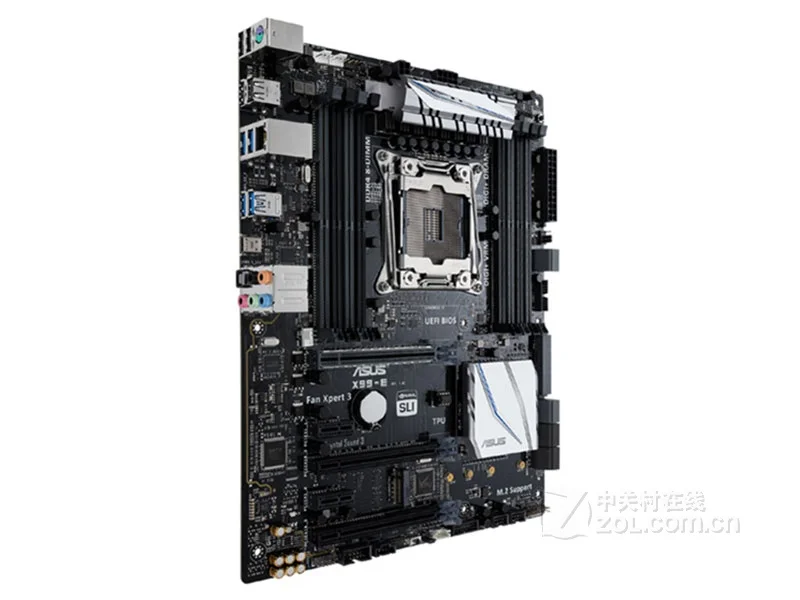 Бесплатная доставка оригинальный материнская плата для ноутбука ASUS X99 E DDR4 LGA 2011 V3