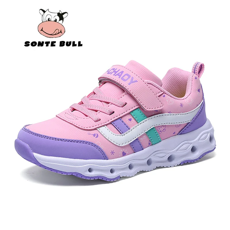 Breathable Light Fashion Kids Shoes Summer New Casual Children Outdoor Non-slip Wear Resistant Girls Sneakers Size 26-37 | Детская