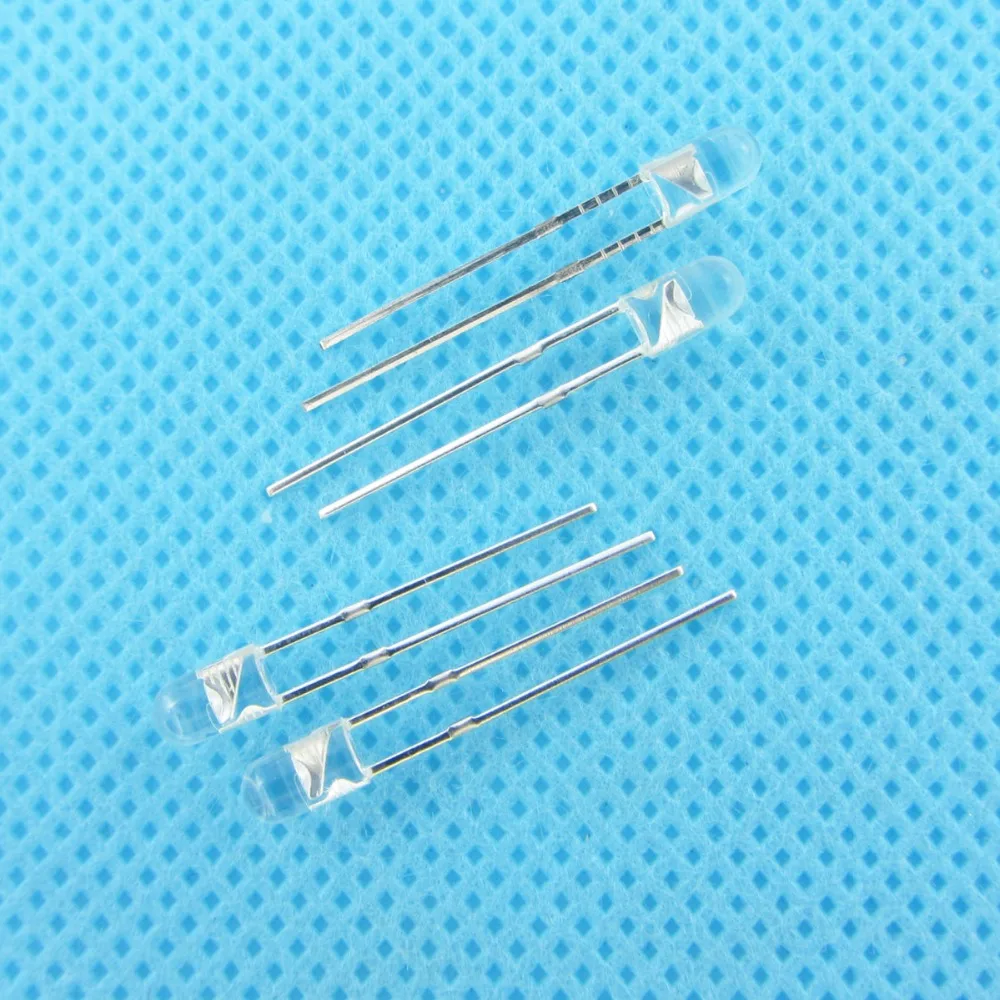 3 мм синий светодиод Круглый Безграничный светоизлучающий диод прозрачная