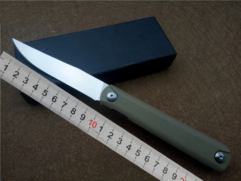 Folding knife G10 handle 9cr18mov blade utility sharp camping outdoor Pocket EDC tools fishing fruit | Инструменты