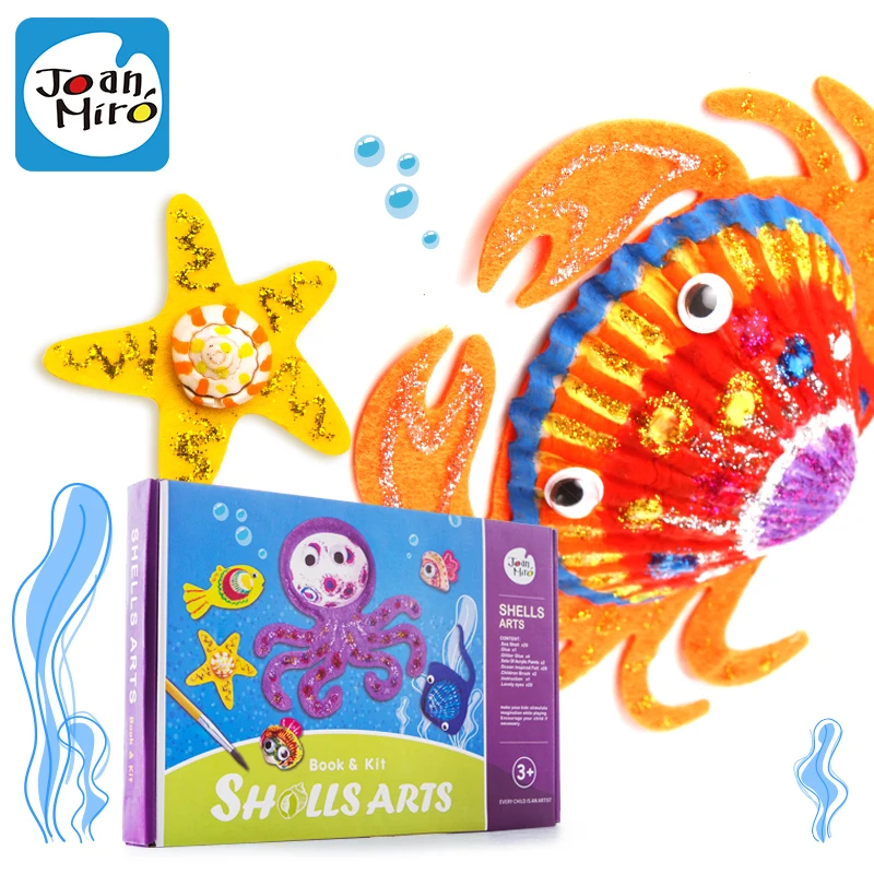 

Забавные детские брендовые игрушки с рисунками ракушек включают 20 штук различных форм ракушек и 12 видов цветов пигмента, детские игрушки дл...