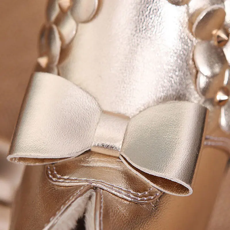 Новинка Сезон осень зима Детские ботинки Модные водонепроницаемые из