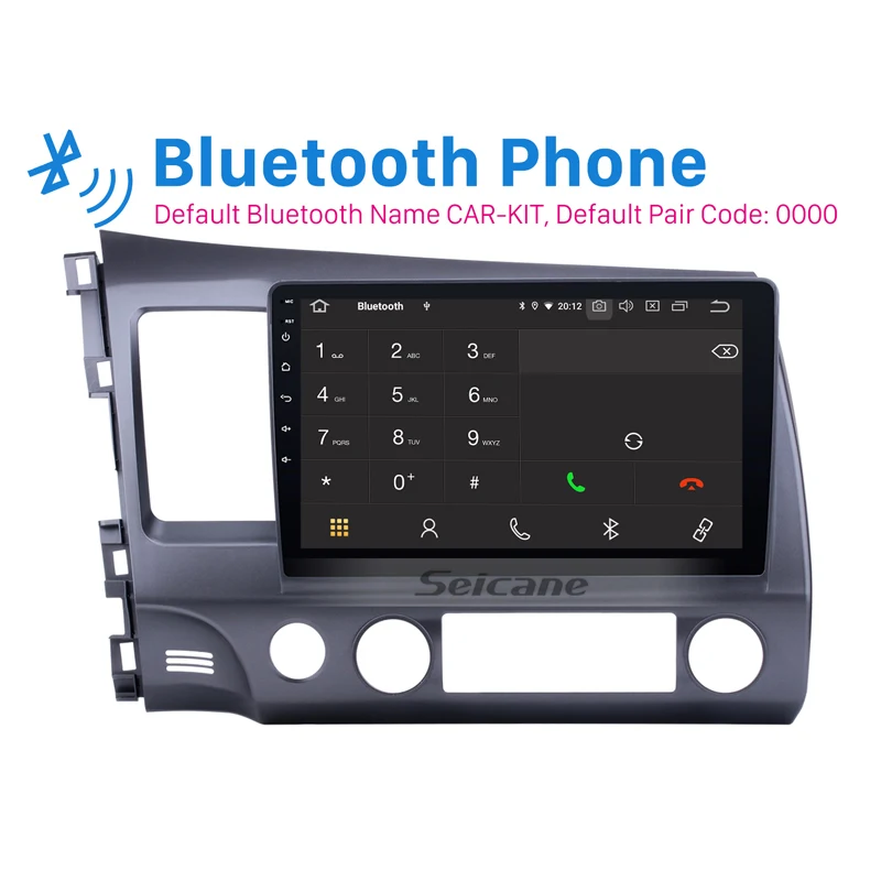 Автомагнитола Seicane 1DIN Android 10 0 1 дюйма GPS-навигация мультимедийный плеер головное