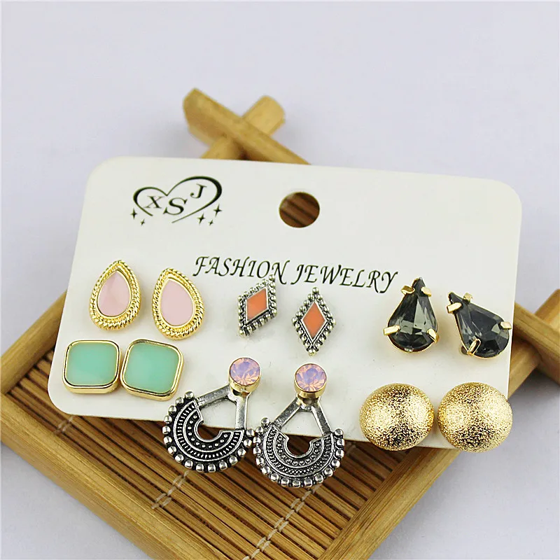 Новые модные великолепные женские ювелирные изделия оптом серьги для дня