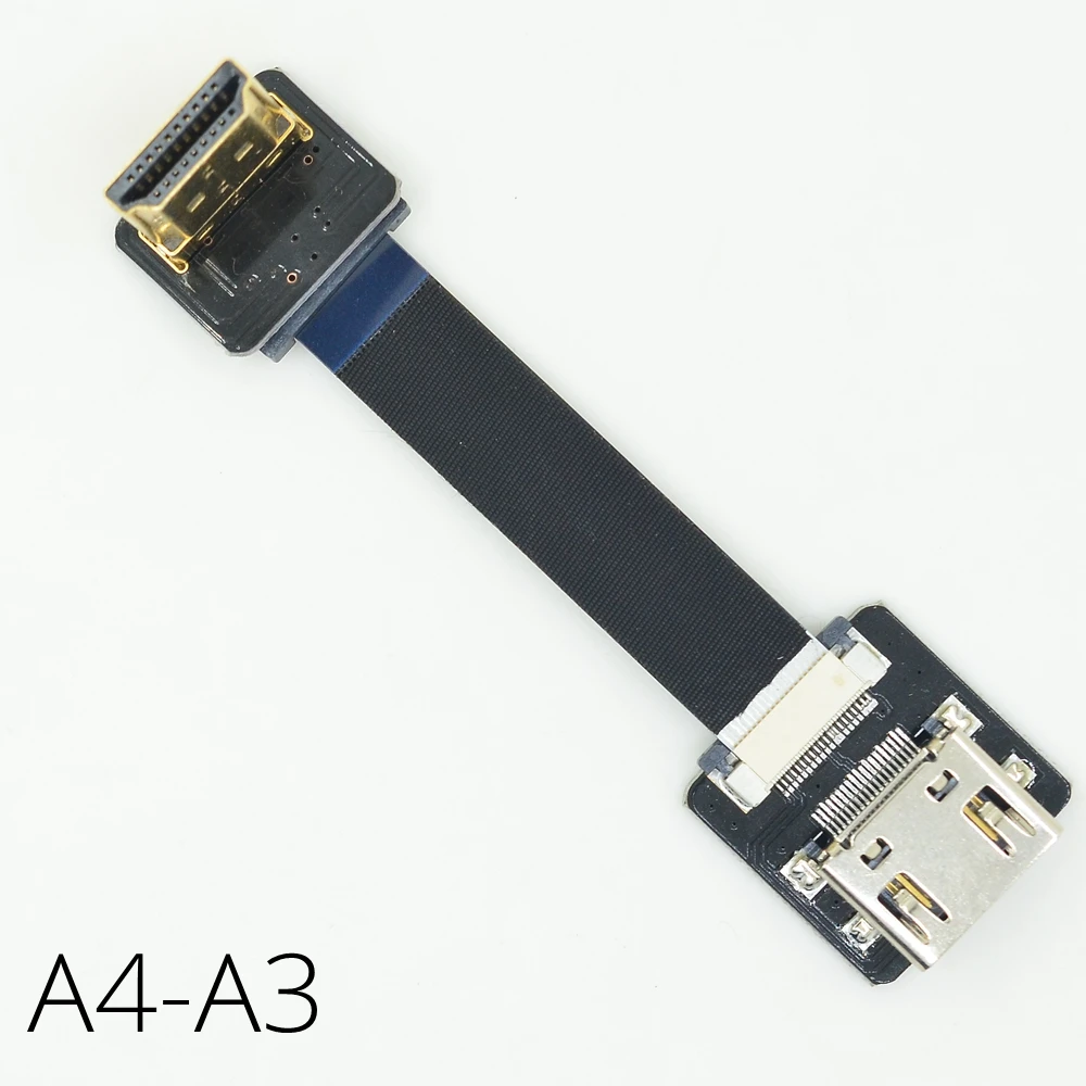 Женский кабель удлинитель плоский для монитора камеры|Кабели HDMI| |
