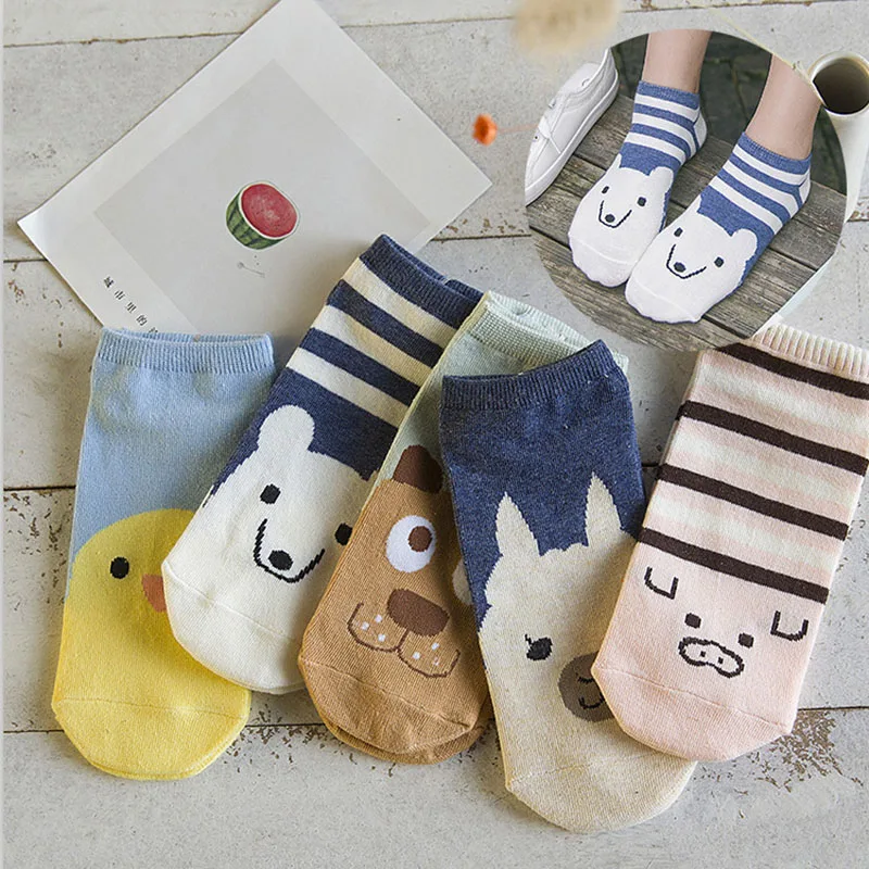 Носки женские хлопковые эластичные 5 пар летние/осенние|socks women summer|socks thsocks breathable |