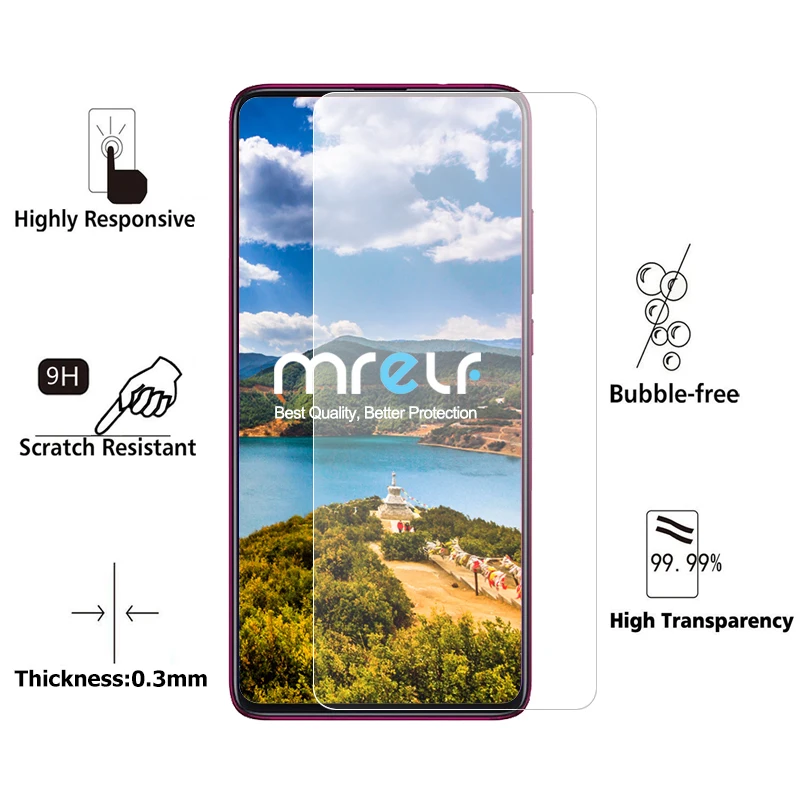 Защита для экрана Redmi K20 Pro закаленное стекло 2.5D 9H Защитная пленка телефона защита