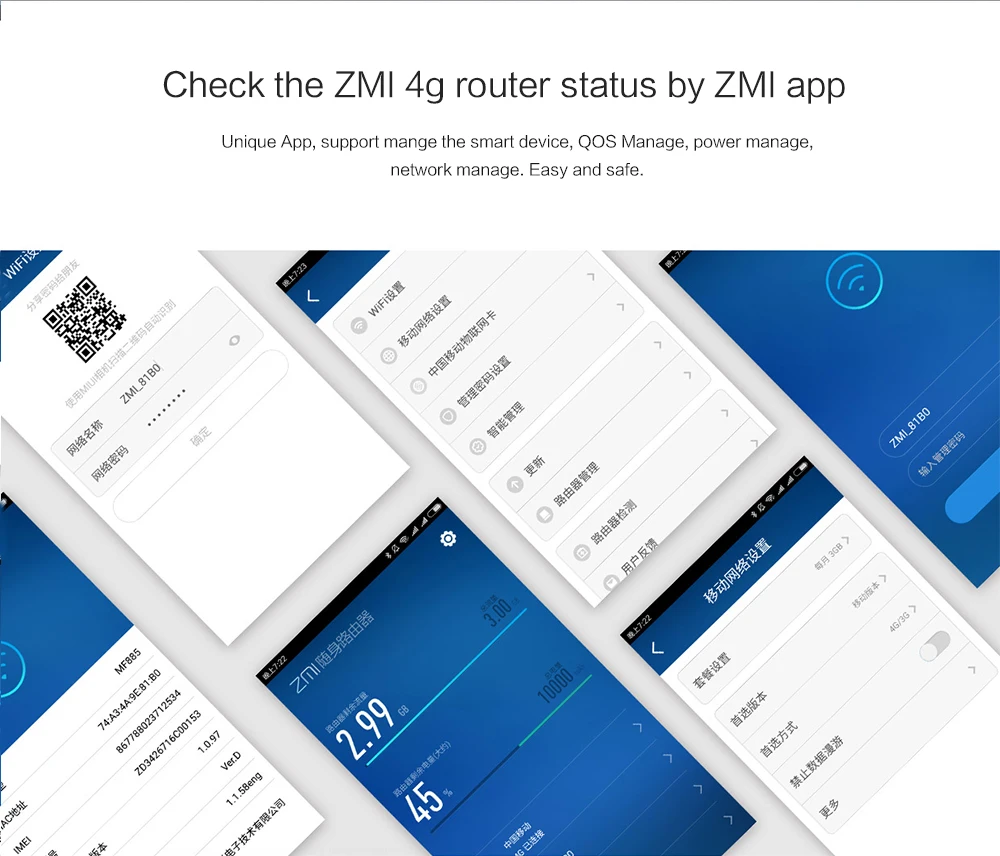 ZMI MF885 4G Wifi роутер 10000 мАч Внешний аккумулятор беспроводной wifi повторитель 3G4G маршрутизатор Мобильная точка доступа Быстрая
